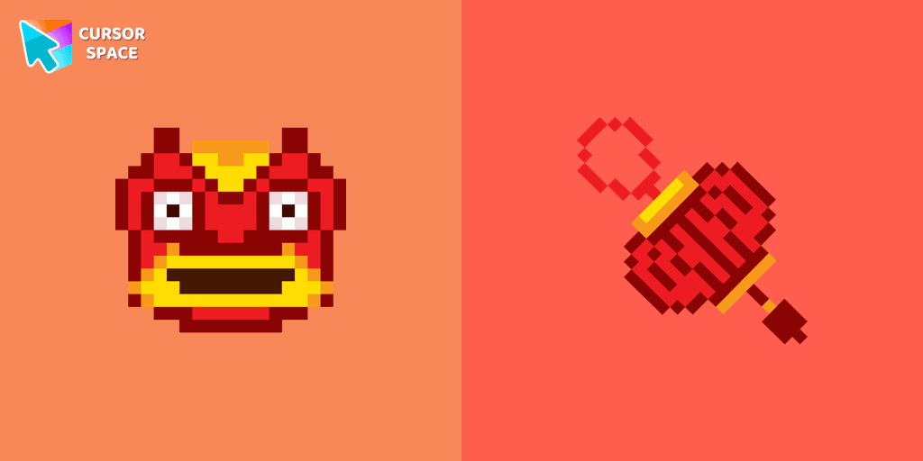 Chinese Dragon cursor cursor pack